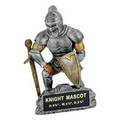 Knight School Mascot Sculpture w/Engraving Plate